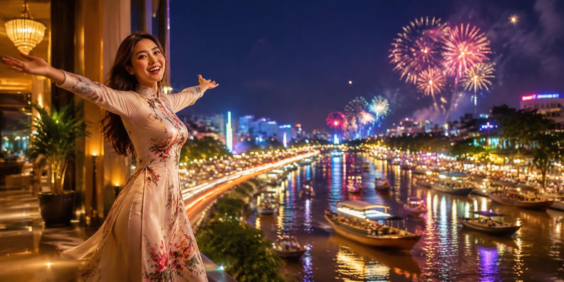 Khung cảnh neon miền Mekong gợi cảm giác casino trực tuyến hiện đại