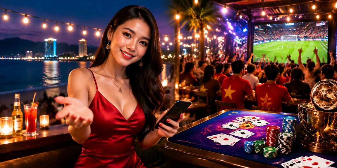 Người dùng tại Phú Quốc đọc thông tin tài chính trên giao diện mobile